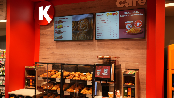 Le coffee corner Circle K Luxembourg Belval