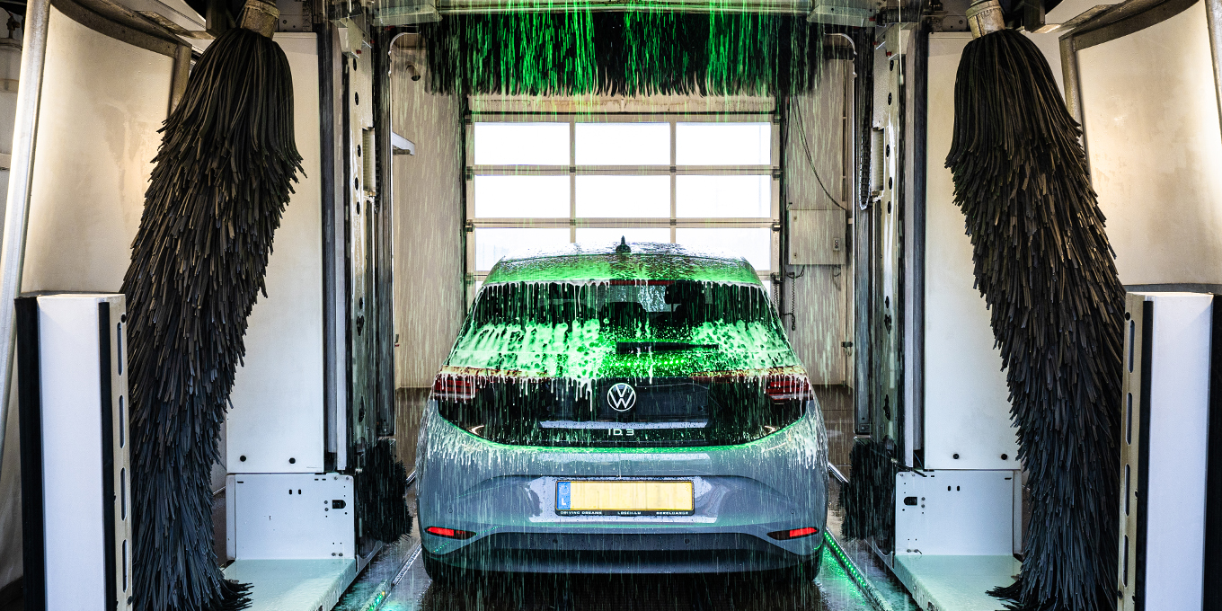 Lavage aux rouleaux