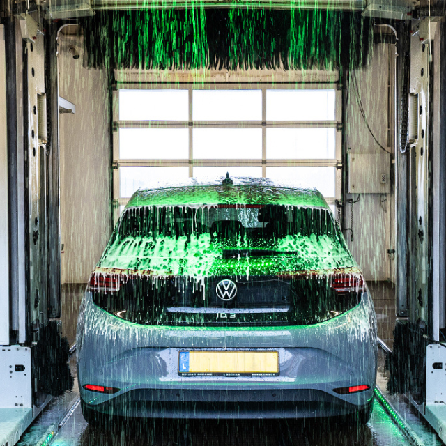 Lavage aux rouleaux